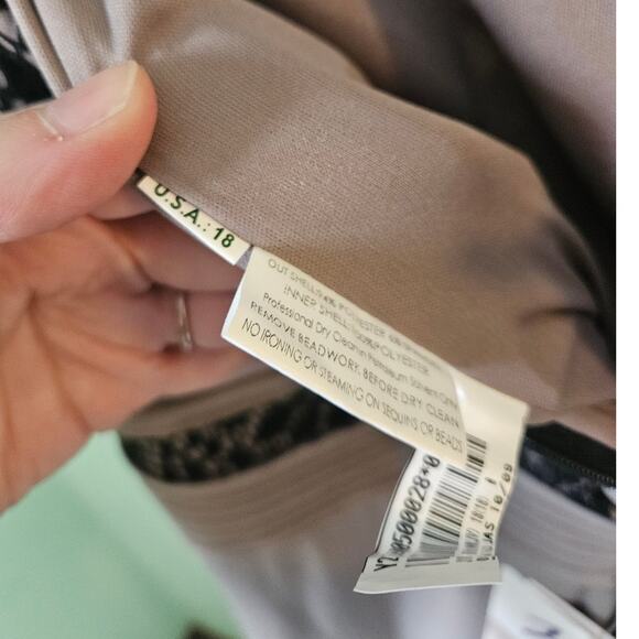 Jade by Jasmine J185008 Gown Special Occasion Bridesmaid Prom Plus Size 18 - Picture 16 of 16